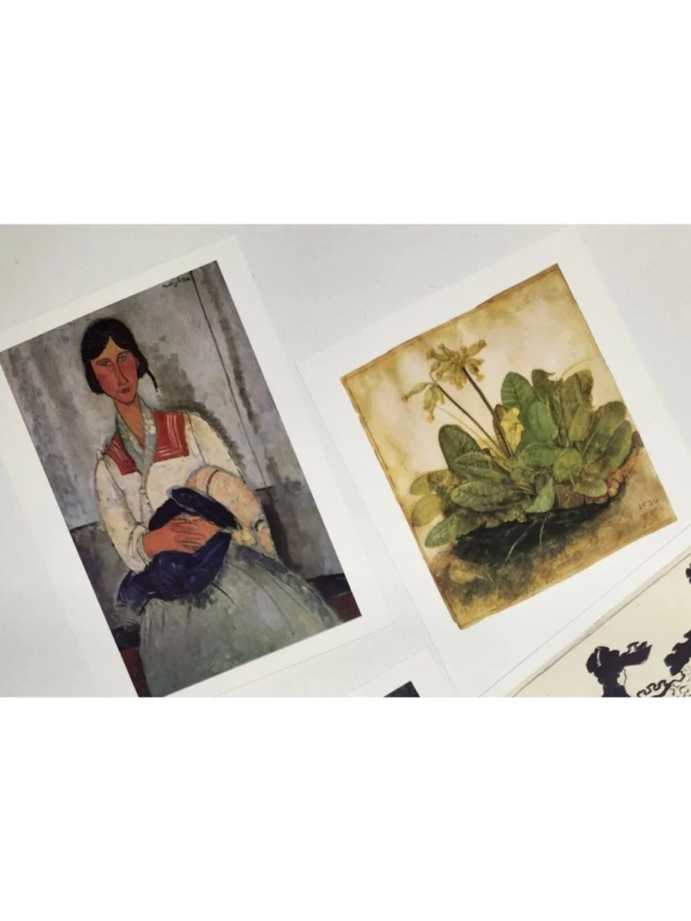 National Gallery of Art DC Blank Postcards Lot of 4 Unused Classic Paintings